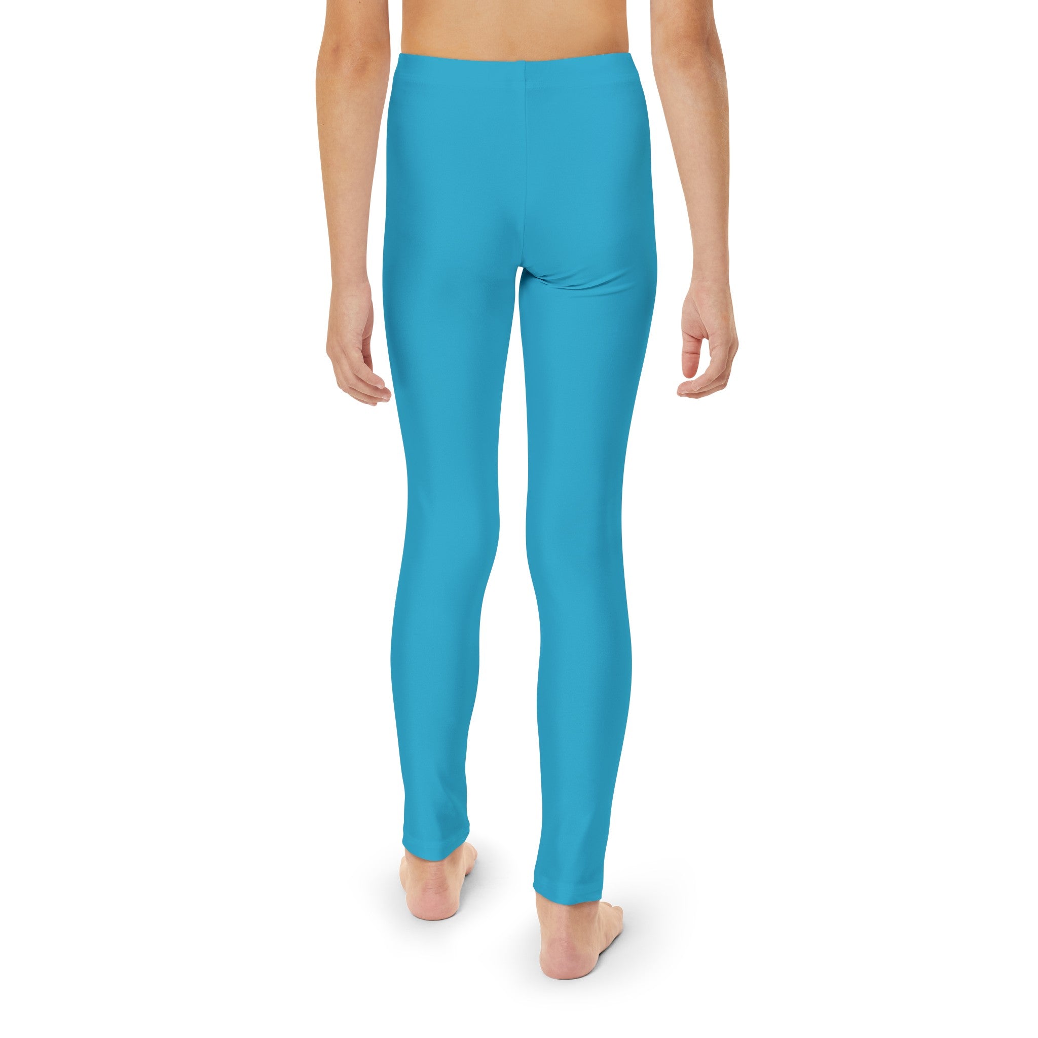 SHE REBEL - Blue Rebel Heart Girls' Leggings (Ages 12 M - 12 Years)